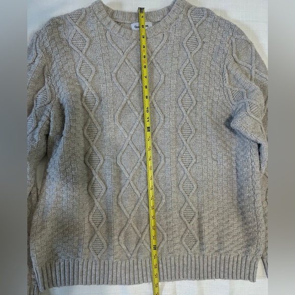 Goodfellow & Co Men's Off White Cable Knit Sweater Size XL - Picture 6 of 6